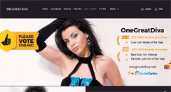 Desktop Screenshot of onegreatdiva.net